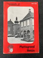 Plattegrond Heeze 1983-1984, Gelezen, Ophalen of Verzenden, Landkaart, 1800 tot 2000