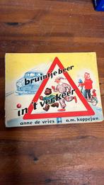 Oud boekje Bruintje beer in’t verkeer van Anna de Vries en A, Ophalen of Verzenden, Gelezen