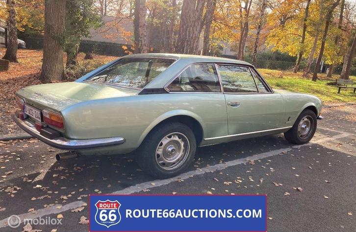 Peugeot 504 Coupe | 1979 | Route 66 Auctions, Auto's, Oldtimers, Bedrijf, Te koop, Peugeot, Benzine, Overige carrosserieën, Handgeschakeld