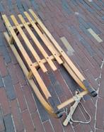 Houten slee authentieke slee winter sneeuw, Ophalen, Gebruikt, Hout