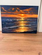 Handgeschilderd schilderij, Antiek en Kunst, Kunst | Schilderijen | Abstract, Ophalen of Verzenden