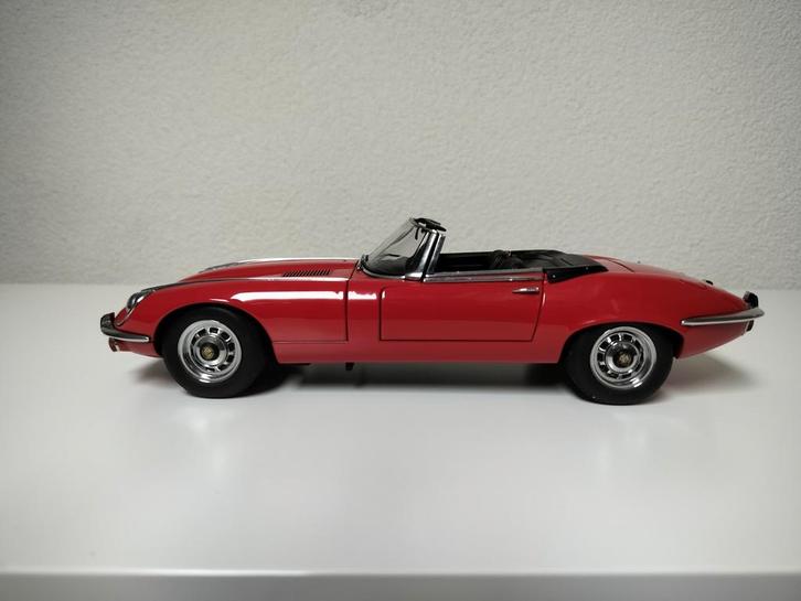 Autoart 1:18 Jaguar E-Type Cabriolet, Hobby en Vrije tijd, Modelauto's | 1:18, Zo goed als nieuw, Auto, Autoart, Ophalen