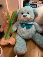 Mega beer knuffel blauw strik, Kinderen en Baby's, Speelgoed | Knuffels en Pluche, Nieuw, Beer, Ophalen