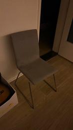 Vier grijze eetkamerstoelen IKEA Lillanas, Ophalen, Kunststof, Gebruikt, Vier