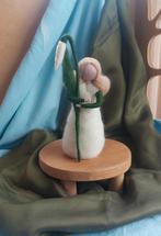 Sneeuwklokje, waldorf, seizoenstafel, wol, vilt, jaartafel, Ophalen of Verzenden, Nieuw, Figuurtje(s), Wolvilt