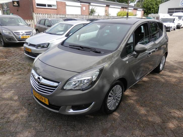 Opel Meriva 1.4 Turbo Cosmo geen riem maar ketting navi airc, Auto's, Opel, Bedrijf, Te koop, Meriva, ABS, Airbags, Airconditioning