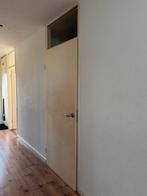 5 gebruikte houten binnendeuren met stalen kozijnen, Doe-het-zelf en Verbouw, Deuren en Horren, Gebruikt, 80 tot 100 cm, Binnendeur