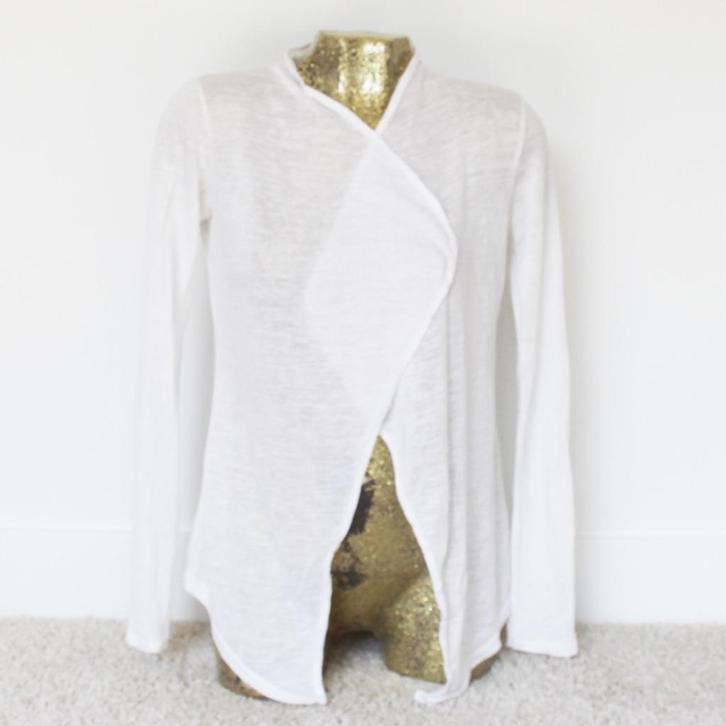 Made In Italy Vest2 (S) - 27 € 15,-, Kleding | Dames, Truien en Vesten, Zo goed als nieuw, Maat 36 (S), Wit, Ophalen of Verzenden