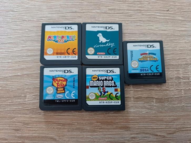 5 nintendo ds spelletjes, Spelcomputers en Games, Games | Nintendo DS, Zo goed als nieuw, 1 speler, Vanaf 3 jaar, Ophalen of Verzenden