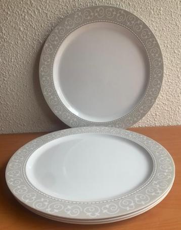 Mepal Rosti Damast: 4x dinerbord 200/6  beschikbaar voor biedingen
