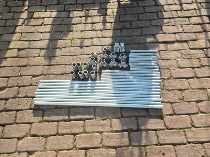 Kee klamp steiger materiaal, Doe-het-zelf en Verbouw, Steigers, Gebruikt, Overige typen, Minder dan 2 meter, Ophalen