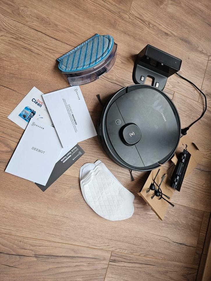 Deebot Robotstofzuiger met Dweilfunctie & Radar, Witgoed en Apparatuur, Stofzuigers, Zo goed als nieuw, Robotstofzuiger, Minder dan 1200 watt