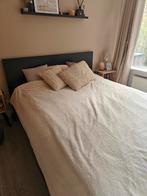 IKEA Malm bed zwart + lattenbodem, Ophalen, Eenpersoons, Zwart, 140 cm