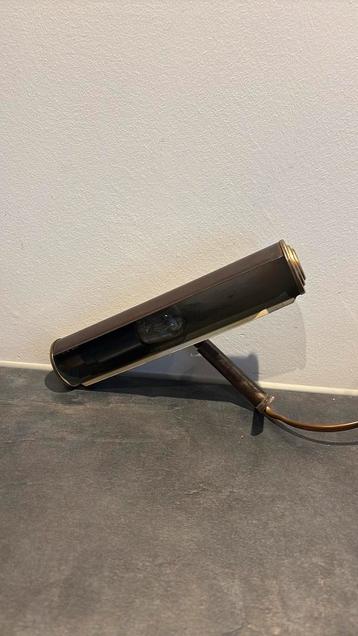 Pianolamp - schilderijlamp messing - vintage beschikbaar voor biedingen