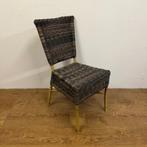 54 bamboo alu horeca wicker terras stoelen outdoor partij!, Ophalen of Verzenden, Gebruikt, Kunststof, Stapelbaar