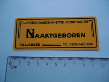 sticker oud Tollebeek Naaktgeboren landbouw machine traktor beschikbaar voor biedingen