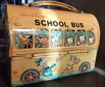 1960 WALT DISNEY SCHOOLBUS TIN LUNCHBOX, Ophalen of Verzenden, Gebruikt