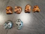 Lego Bionicle bronze en silver masks (6 stuks), Ophalen of Verzenden