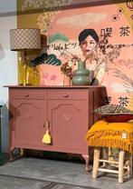 Prachtig oud kastje dressoir oud roze. KAN BEZORGD WORDEN!, Ophalen of Verzenden