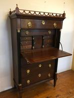 Hollandse secretaire/klepbureau eiken, Antiek en Kunst, Ophalen
