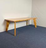 Vergadertafel, 210 x 100 cm. - hoogte 76,5 cm., Ophalen, Gebruikt