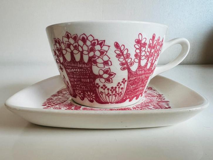 Figgjo Flint ‘Arden’ Kop en Schotel Turi Design Jaren 60/70, Antiek en Kunst, Antiek | Servies los, Ophalen of Verzenden