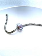 Trollbead kraal paars met golven, Overige merken, Glas of Kristal, Ophalen of Verzenden, Zo goed als nieuw
