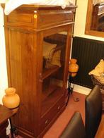 VITRINEKAST - MASSIEFHOUTEN 1-DEURS KAST -50% - Flamant, Ophalen