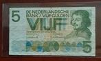 5 Gulden Biljetten, Postzegels en Munten, Bankbiljetten | Nederland, Ophalen of Verzenden, 5 gulden, Los biljet