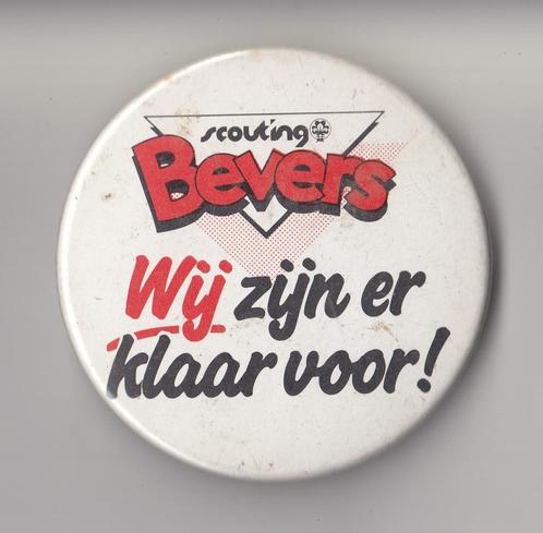 Scouting Bevers button, Verzamelen, Speldjes, Pins en Buttons, Gebruikt, Speldje of Pin, Overige onderwerpen, Ophalen of Verzenden