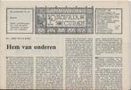 Propria Cures - 29 maart 1980. Met o.a. Theodor Holman., Ophalen of Verzenden, Gelezen