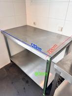 Roestvrijstalen tafel — betrouwbaarheid en functionaliteit, Ophalen, Gebruikt
