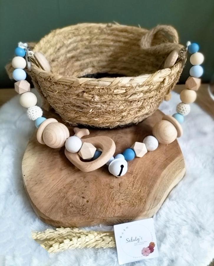 Nieuw, Wagenspanner Crème/blauw/walvis, Kinderen en Baby's, Kraamcadeaus en Geboorteborden, Nieuw, Kraamcadeau, Ophalen of Verzenden