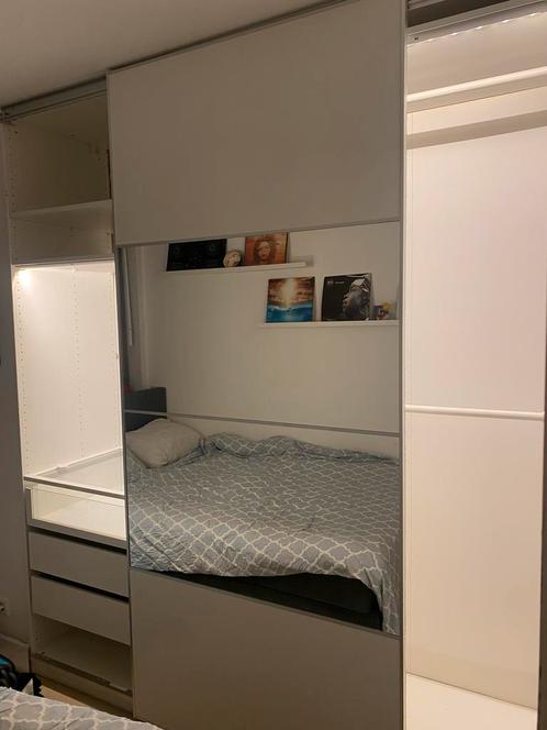 IKEA PAX Spiegel schuifdeuren 100x236 cm, Huis en Inrichting, Kasten | Kledingkasten, Zo goed als nieuw, 200 cm of meer, 100 tot 150 cm