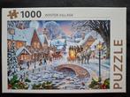 Nr.336 PUZZEL WINTER VILLAGE, Ophalen of Verzenden, 500 t/m 1500 stukjes, Zo goed als nieuw, Legpuzzel