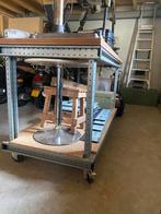 Mooie gegalvaniseerde montage profielen  80 x 40 x 2, Ophalen, Zo goed als nieuw, IJzer