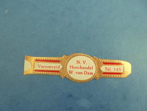Sigarenband Houthandel van Dam VARSSEVELD, Oude IJsselstreek, Verzamelen, Rookartikelen, Aanstekers en Luciferdoosjes, Zo goed als nieuw