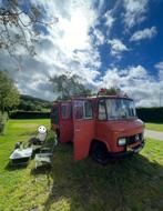 Camper brandweerbus  (Mercedes L408), Caravans en Kamperen, Buscamper of Camperbus, Mercedes-Benz, Handgeschakeld, Particulier
