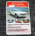 autokaartje ALFA ROMEO 1300 GT JUNIOR, Nieuw, Auto's, Ophalen of Verzenden