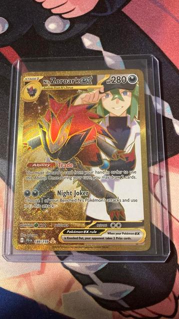 N’s Zoroark ex #189 beschikbaar voor biedingen