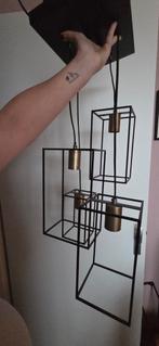 Moderne Plafondlamp met Kubussen, Ophalen, Zo goed als nieuw, Metaal, Modern