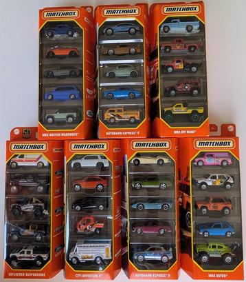 Bundel 7x Matchbox 5-Pack (35 stuks voor 35 euro) beschikbaar voor biedingen