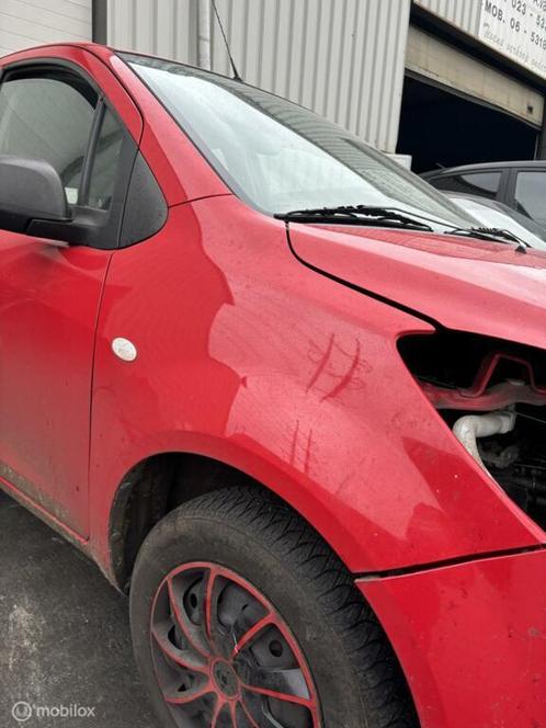 Rechter voorscherm rechts rood Opel Agila B ('08-'15), Auto-onderdelen, Carrosserie en Plaatwerk, Opel, Gebruikt, Ophalen of Verzenden