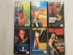 Van Damme actie collectie (6x) VHS, origineel in prima staat, Cd's en Dvd's, VHS | Film, Actie en Avontuur, Ophalen of Verzenden