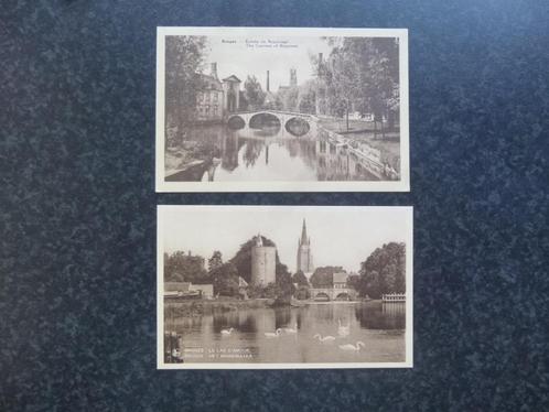 BRUGGE Bruges  2 stuks, Verzamelen, Ansichtkaarten | België, West-Vlaanderen, Ophalen of Verzenden
