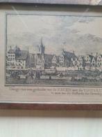 gravure vismarkt Vlaardingen Pronk 1744, Antiek en Kunst, Ophalen