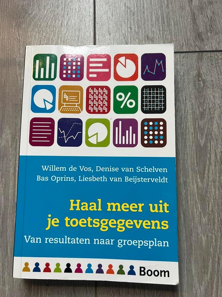 Willem de Vos - Haal meer uit je toetsgegevens, Boeken, Wetenschap, Zo goed als nieuw, Ophalen of Verzenden