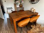 Houten eettafel 160 cm bij 90 cm, Huis en Inrichting, Tafels | Eettafels, Ophalen, Gebruikt, 50 tot 100 cm, 150 tot 200 cm
