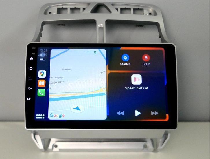 Peugeot 307 Android Navigatie 9 Inch CarPlay 2001-2013, Auto diversen, Autonavigatie, Zo goed als nieuw, Ophalen of Verzenden