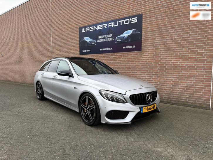 Mercedes-Benz C-klasse Estate AMG 43 4MATIC Keyles Burmester, Auto's, Mercedes-Benz, Bedrijf, Te koop, C-Klasse, 4x4, ABS, Achteruitrijcamera